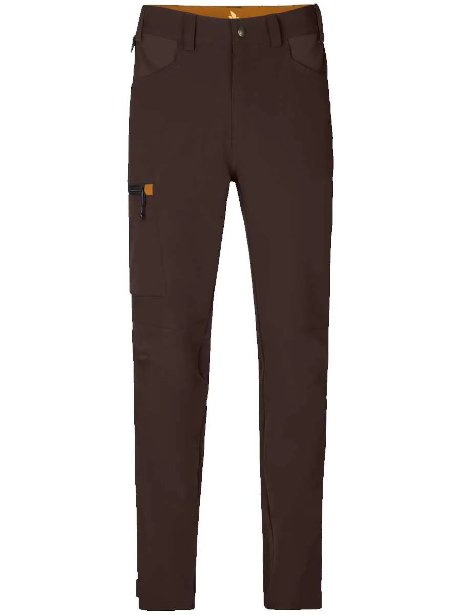 20% OFF - SEELAND Dog Active Trousers - Mens - Dark Brown - Size: UK 42" Waist (EU58)