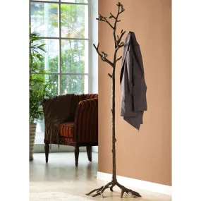 59"H Lovebird Aluminum Coat Rack