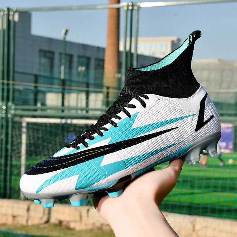 Adult High-Top Soccer Cleats for Training and Matches