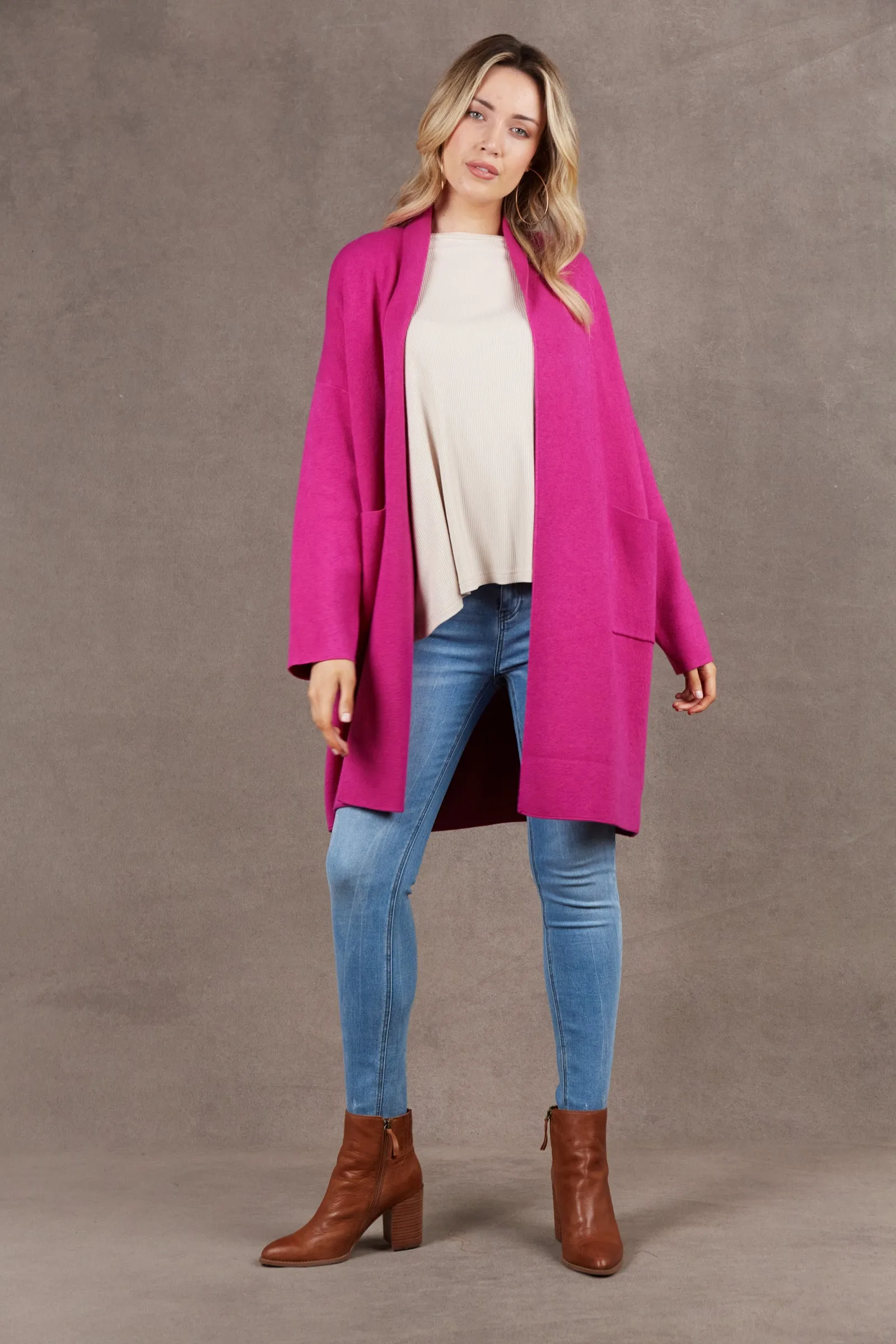 Alawa Cardigan - Magenta