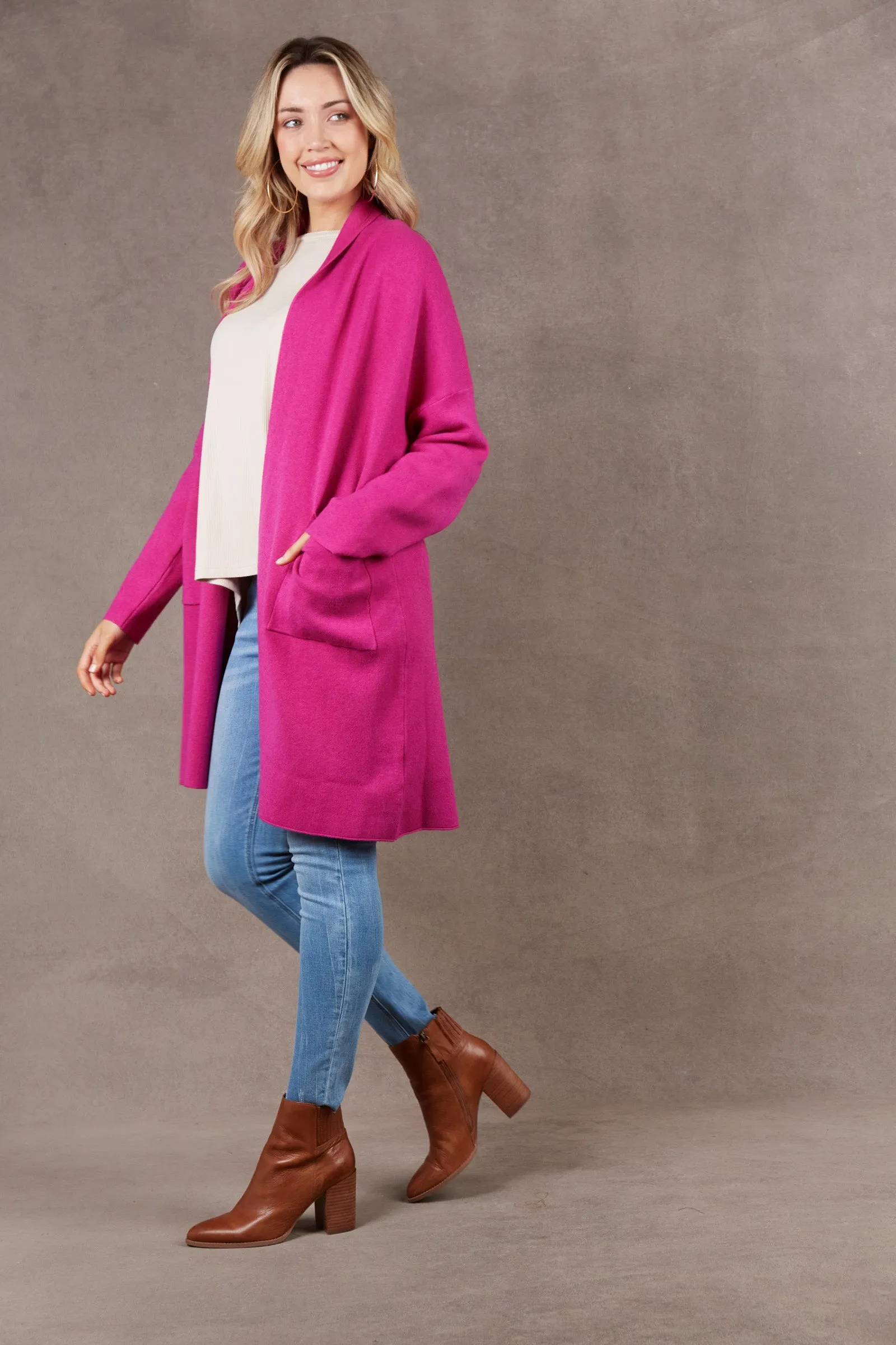 Alawa Cardigan - Magenta