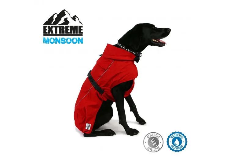 Ancol - Extreme Monsoon Dog Coat - Black - small - 30cm