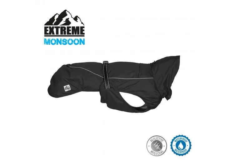 Ancol - Extreme Monsoon Dog Coat - Black - small - 30cm