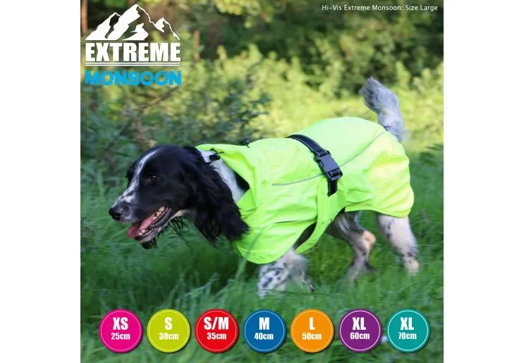 Ancol - Extreme Monsoon Dog Coat - Black - small - 30cm