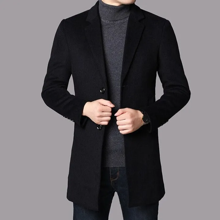 Antonios Elegant Business Coat Men