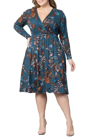 Aster Faux Wrap Dress - Plus