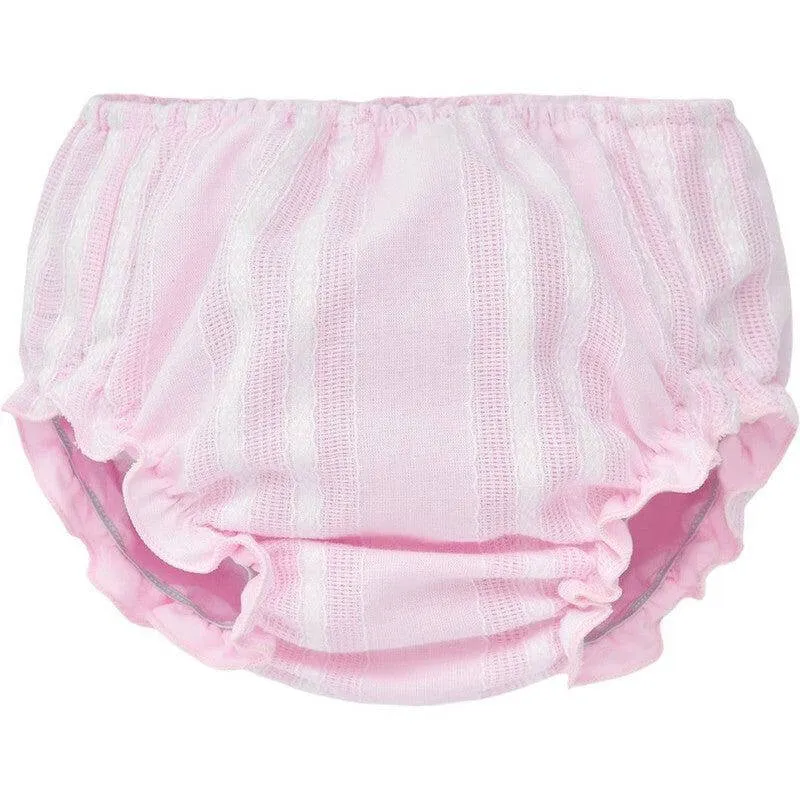 Baby Girls Pink Aura Cotton Dress & Bloomer Set