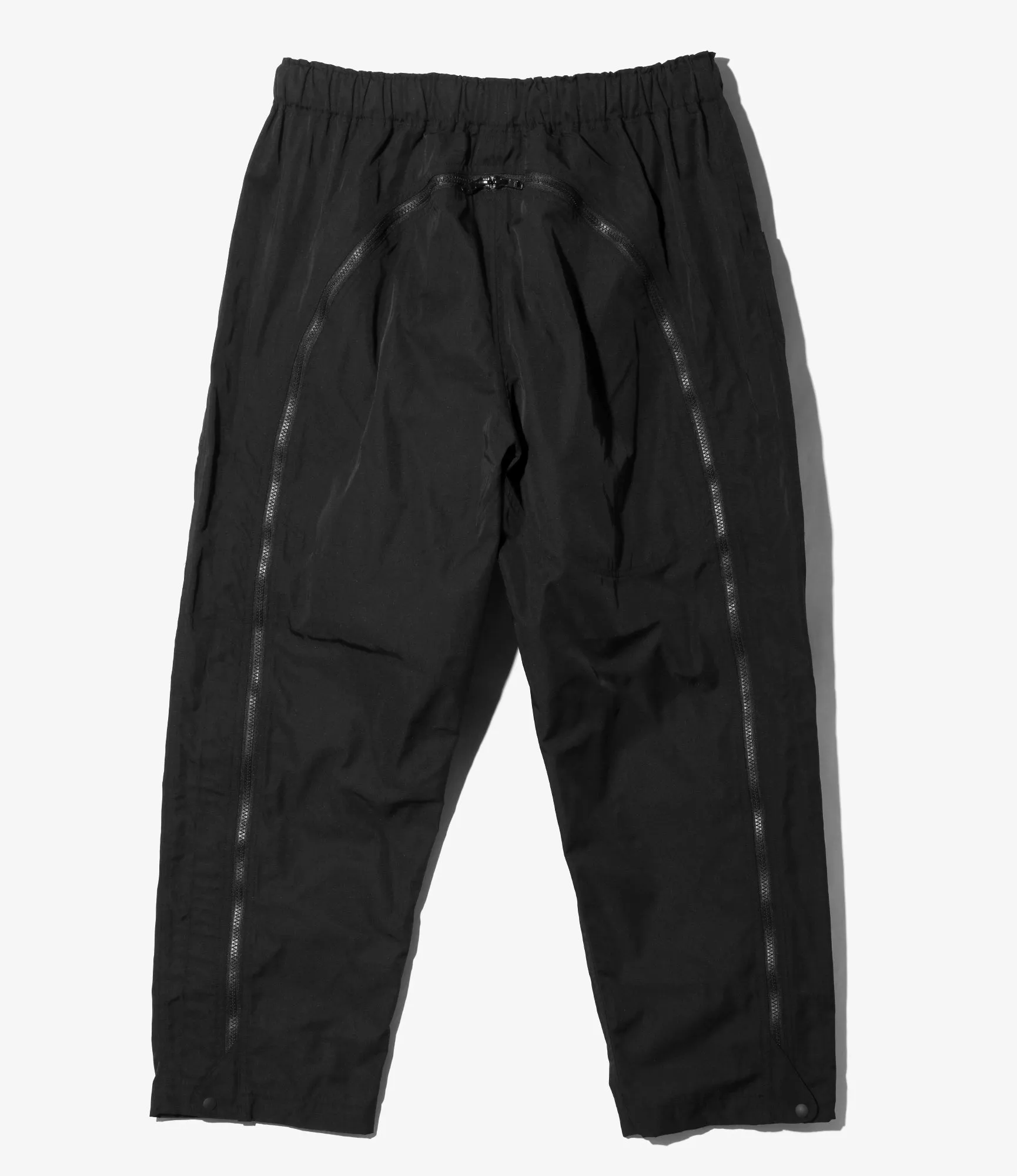 Belted Centre Seam Pant – Black Gabardine