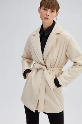 BELTED THIN COAT