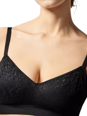 Black Norah Wireless Bra