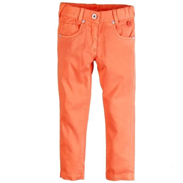 boboli broek fluor orange bleach