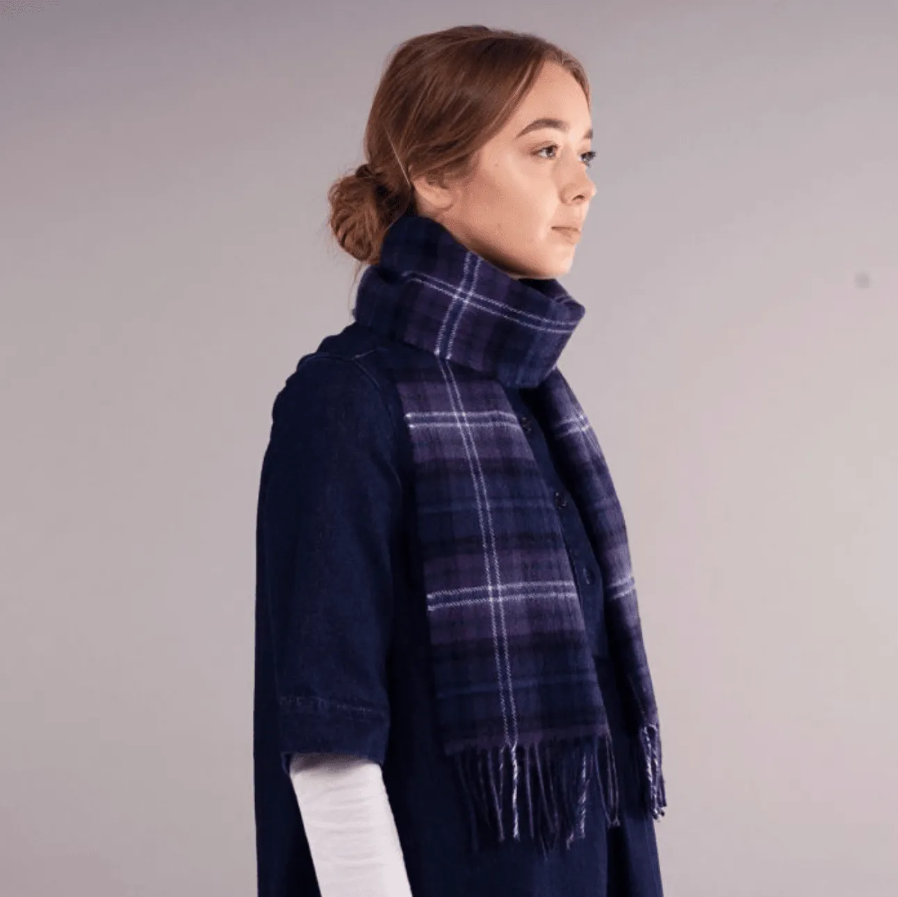 Bowhill Scotland Forever Modern Lambswool Scarf | Wool Scarf Pre order