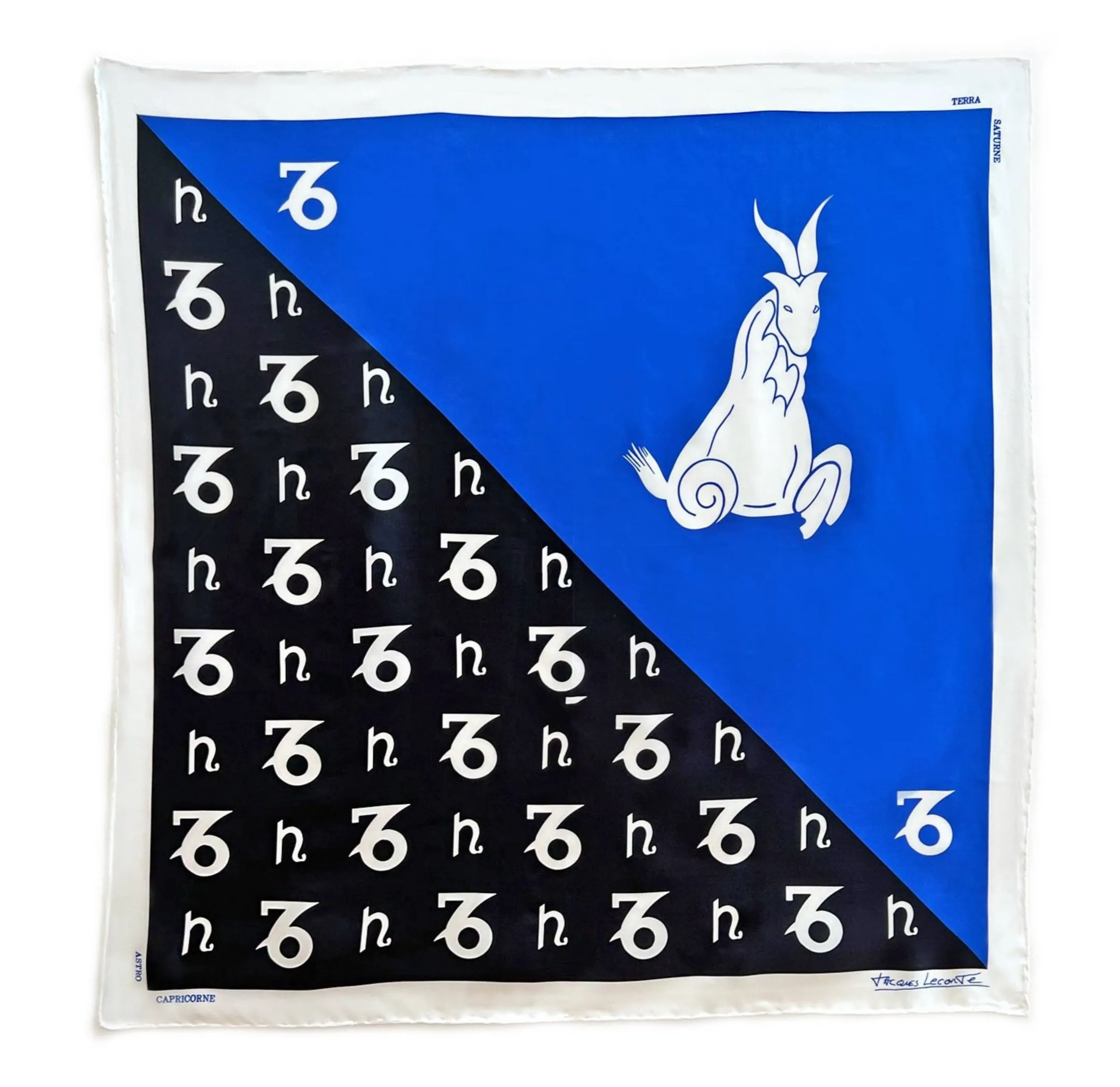 CAPRICORN SILK SCARF - JACQUES LECONTE