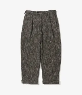 Carlyle Pant – Brown/Black Homespun Wool