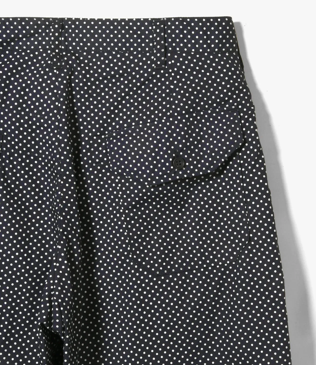 Carlyle Pant – Navy Big Polka Dot Broadcloth