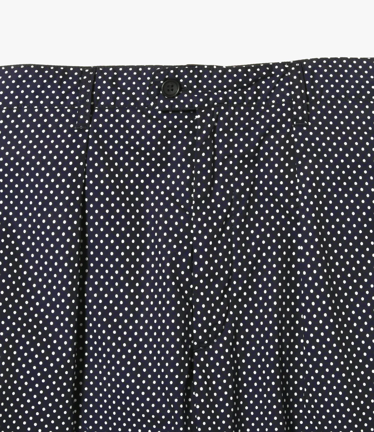 Carlyle Pant – Navy Big Polka Dot Broadcloth