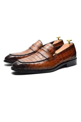 Contemporary Slip-On Elegance Dress Shoes