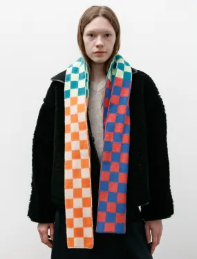 Cosmic Checkerboard Scarf Sky Dream