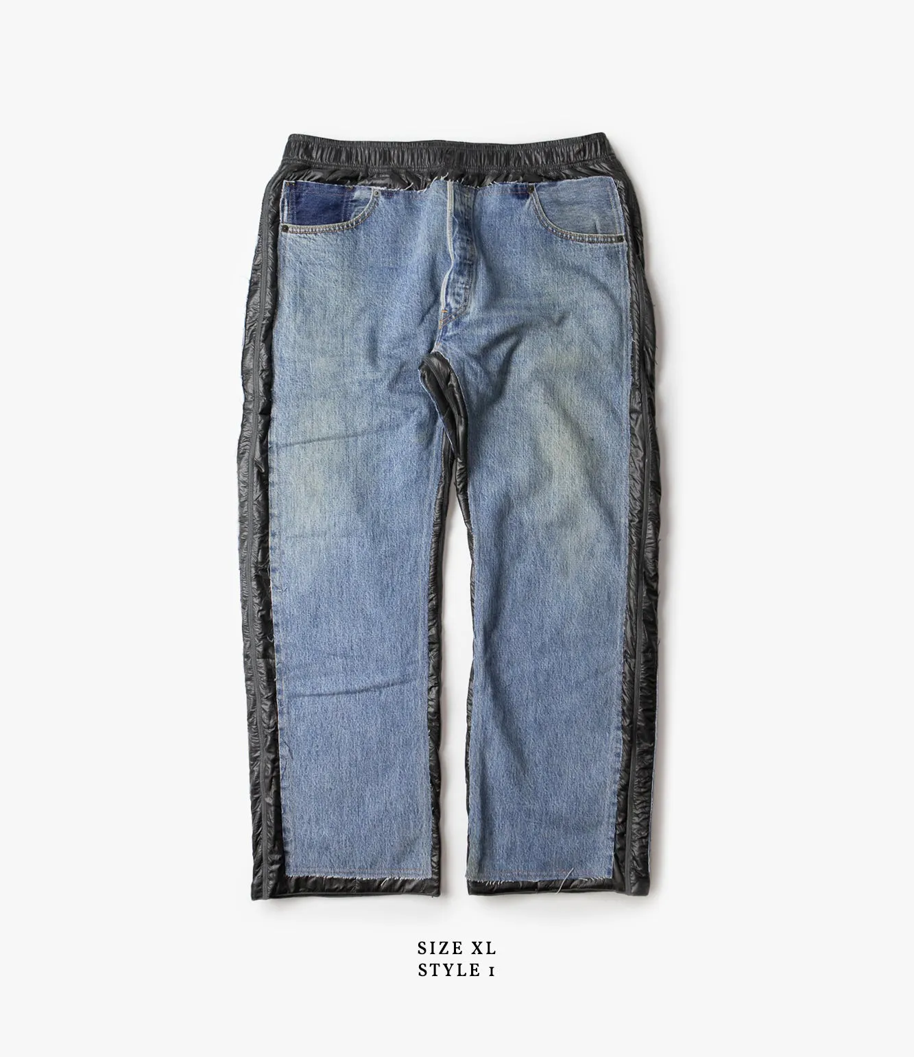 Covered Pant – Indigo Denim / Black Ripstop Nylon