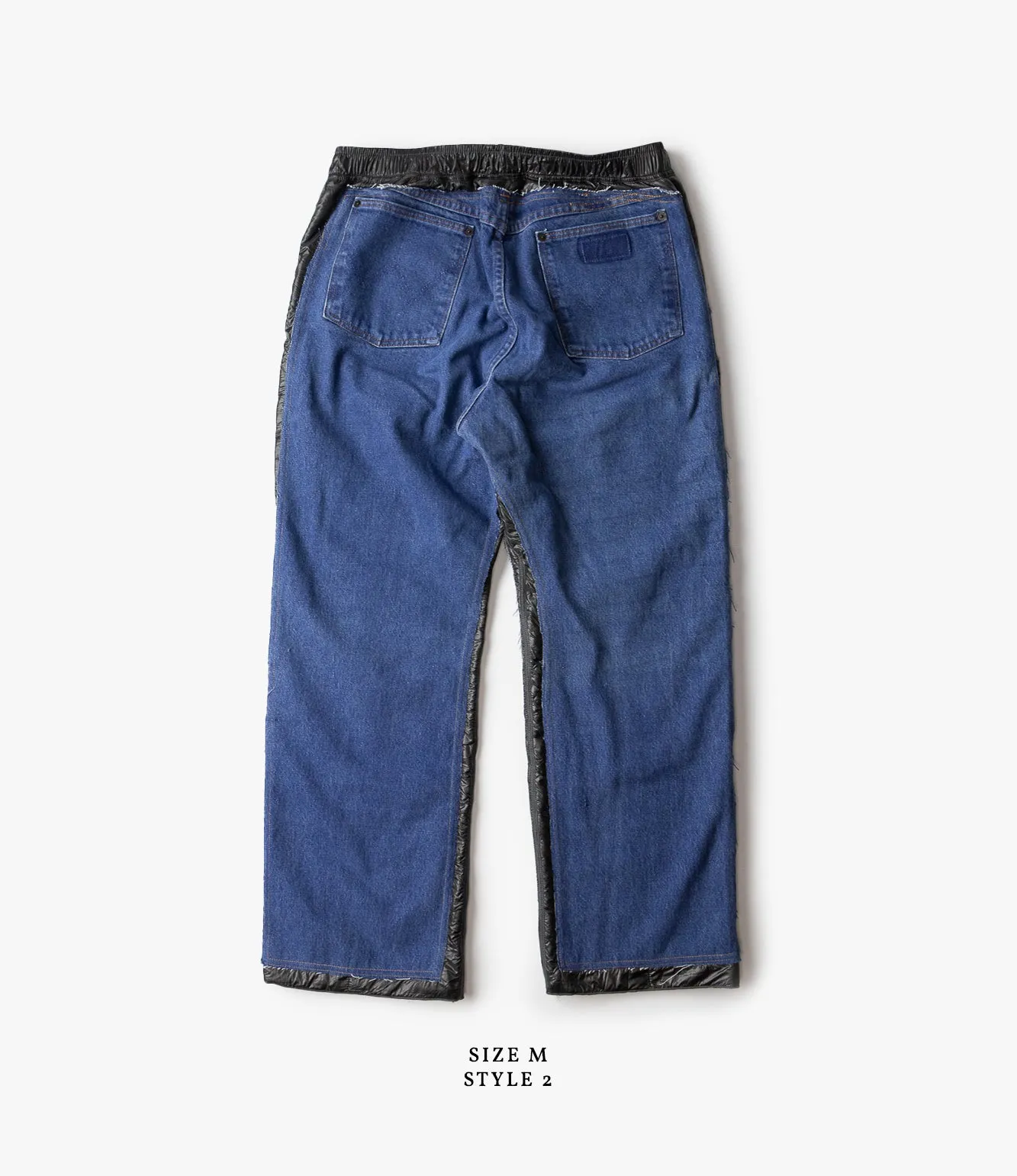 Covered Pant – Indigo Denim / Black Ripstop Nylon