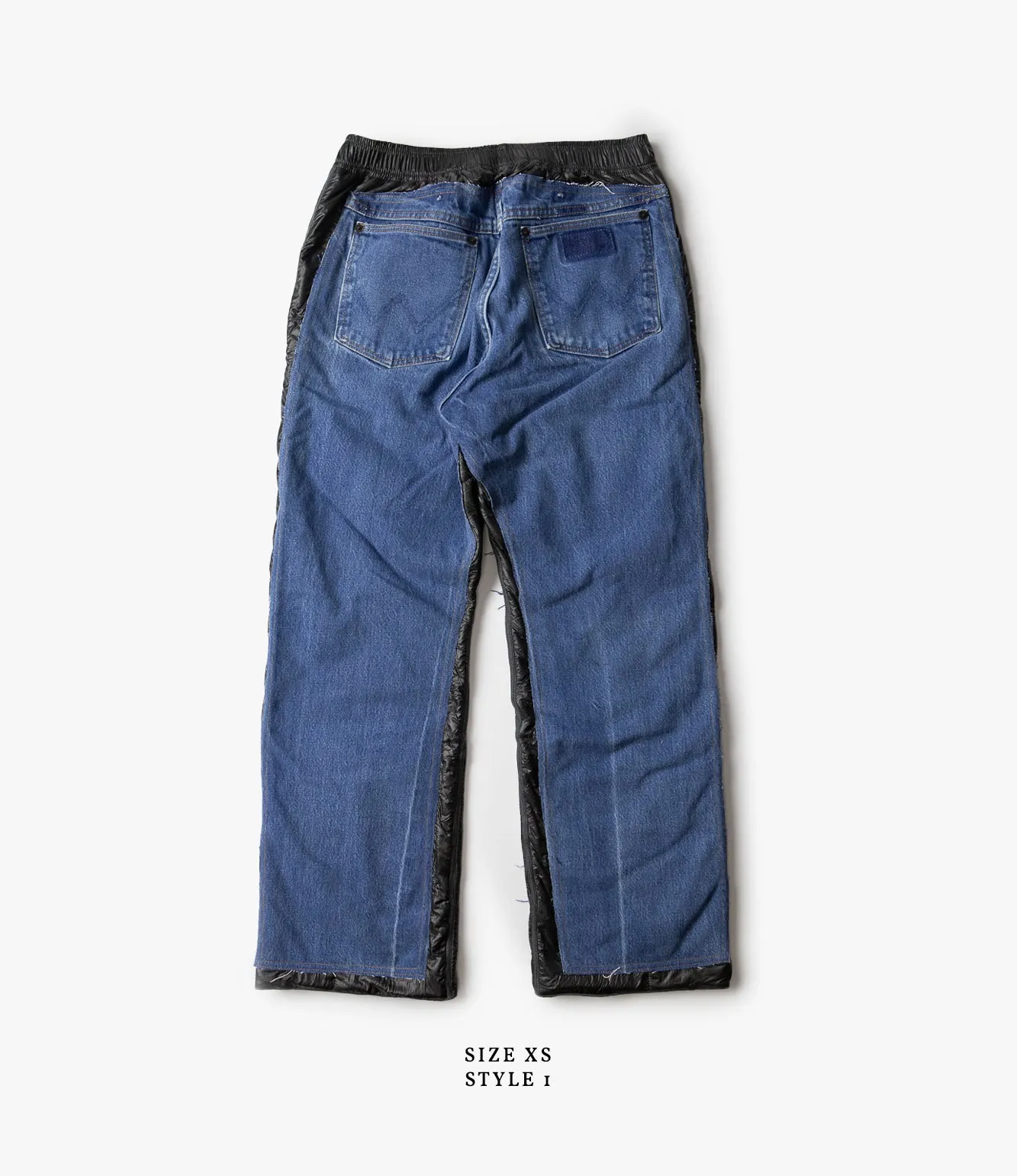 Covered Pant – Indigo Denim / Black Ripstop Nylon