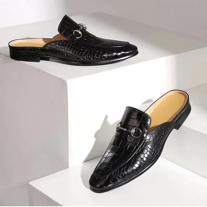 CrocLuxe Exotic Leather Slip-on Dress Shoes