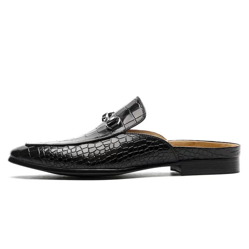 CrocLuxe Exotic Leather Slip-on Dress Shoes