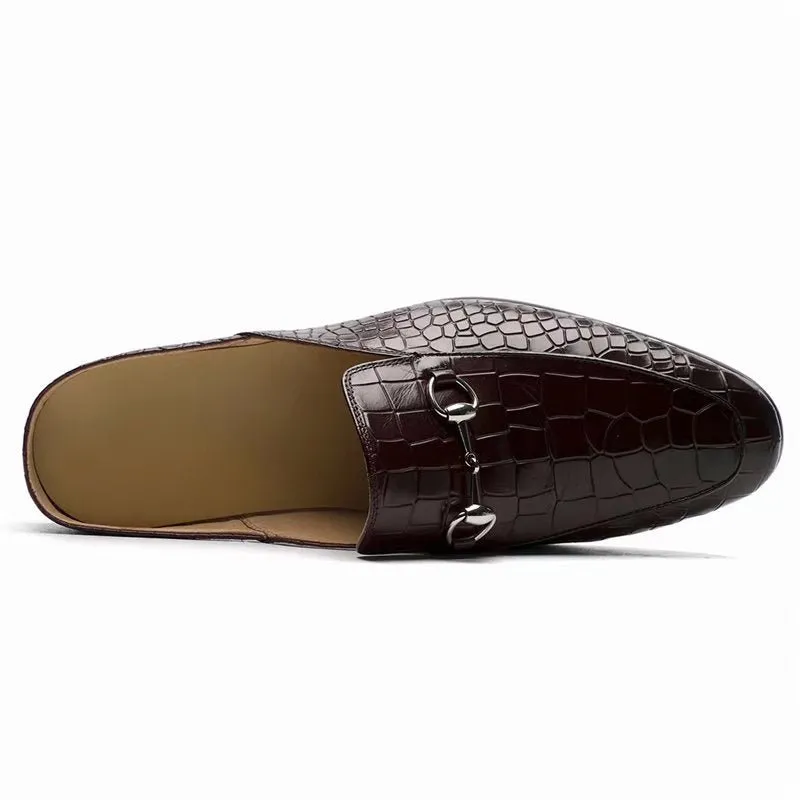 CrocLuxe Exotic Leather Slip-on Dress Shoes