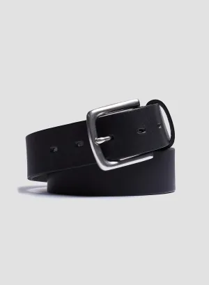 Cuba Belt in Black Leather