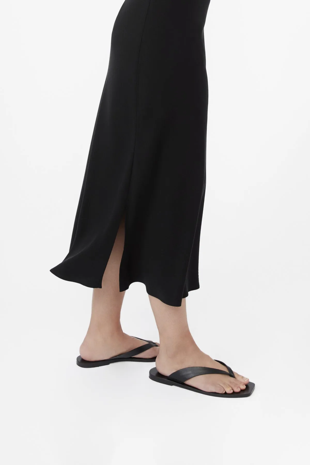 Cupro Bias Slip Dress