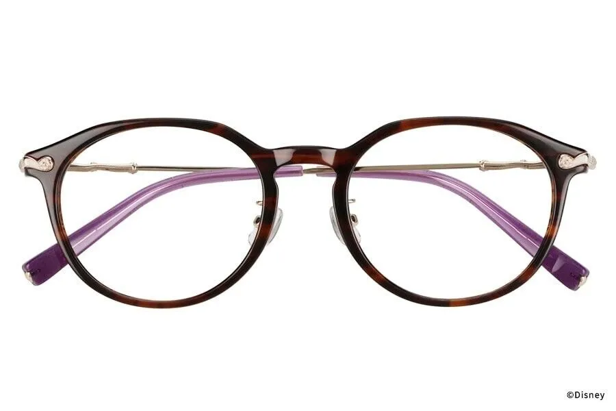 Disney Princess Tangled Rapunzel Eyeglass Glasses Frame Clear Brown Zoff Japan