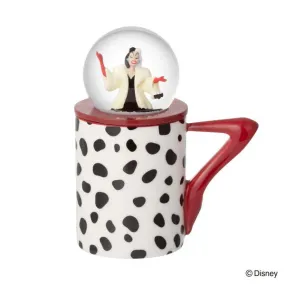 Disney Villains One Hundred and One Dalmatians Cruella de Vil Snow Globe Mug