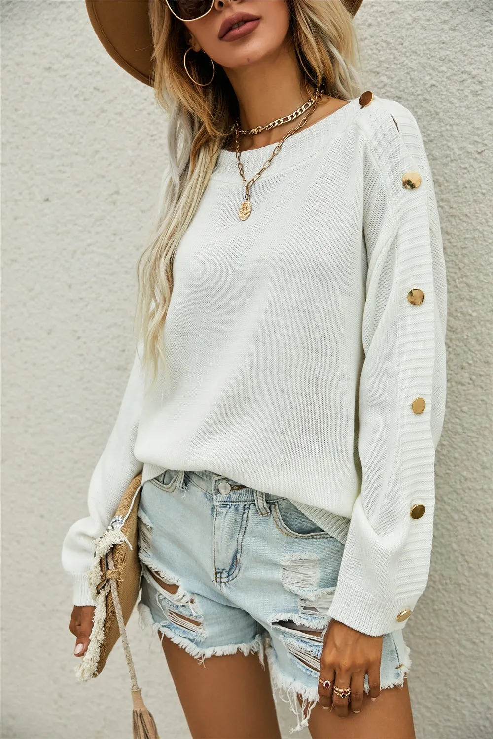 Dunnmall Life of Bliss Knit Sweater