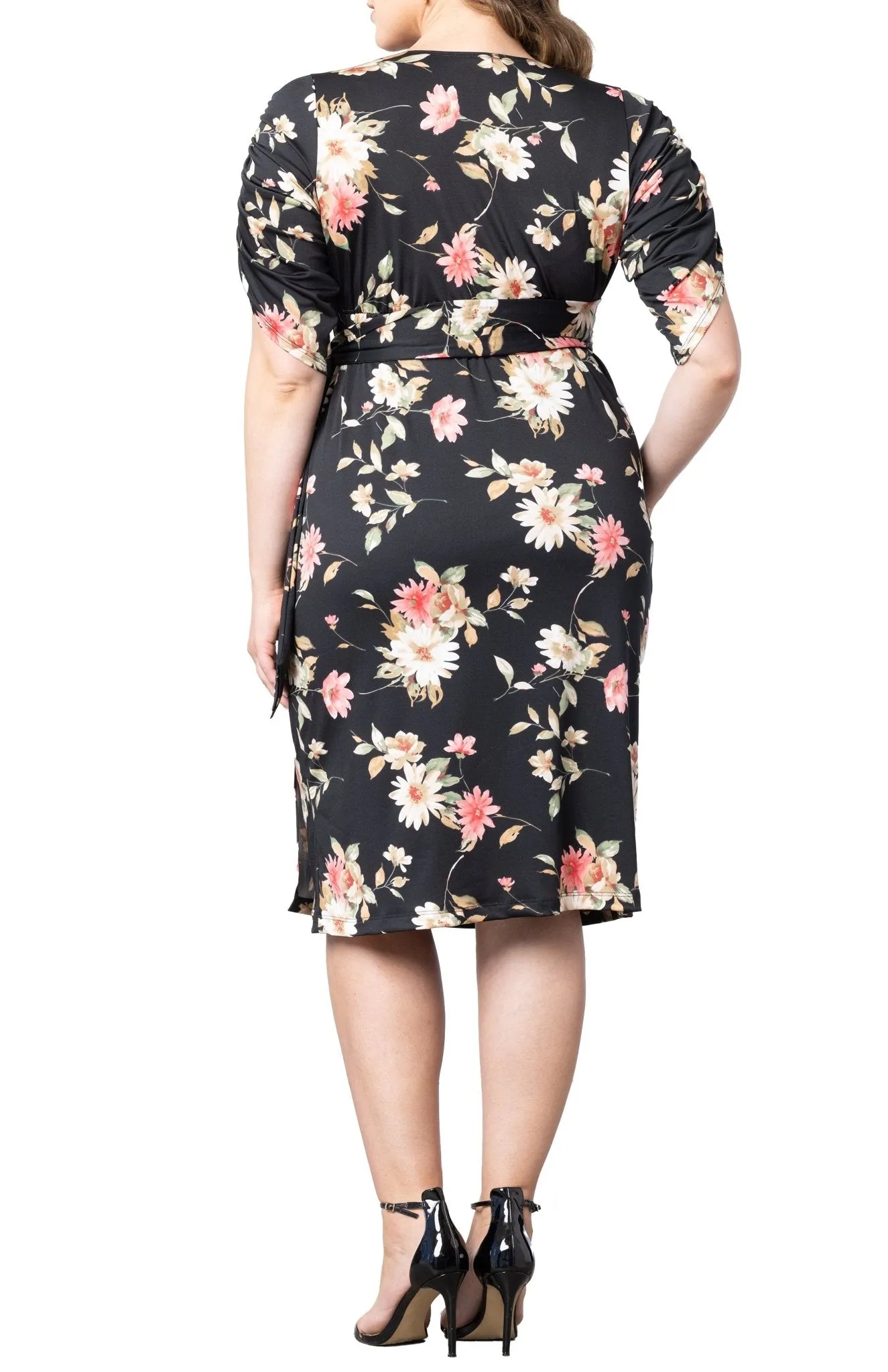 Eden Faux Wrap Dress - Plus