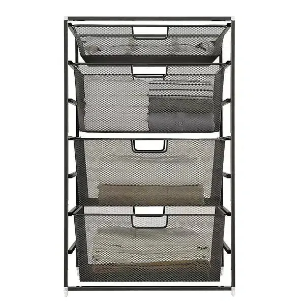 Elfa Basics 45 Standard Mesh Drawer Kit Graphite