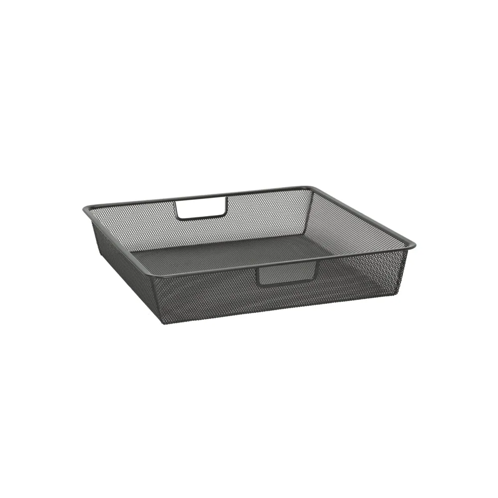 Elfa Basics 45 Standard Mesh Drawer Kit Graphite