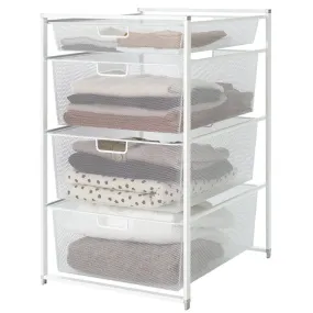 Elfa Basics 45 Standard Mesh Drawer Kit White