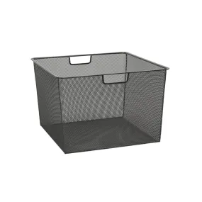 Elfa Mesh Basket for Gliding Drawer Frame W: 45 D: 40 H: 28 Graphite