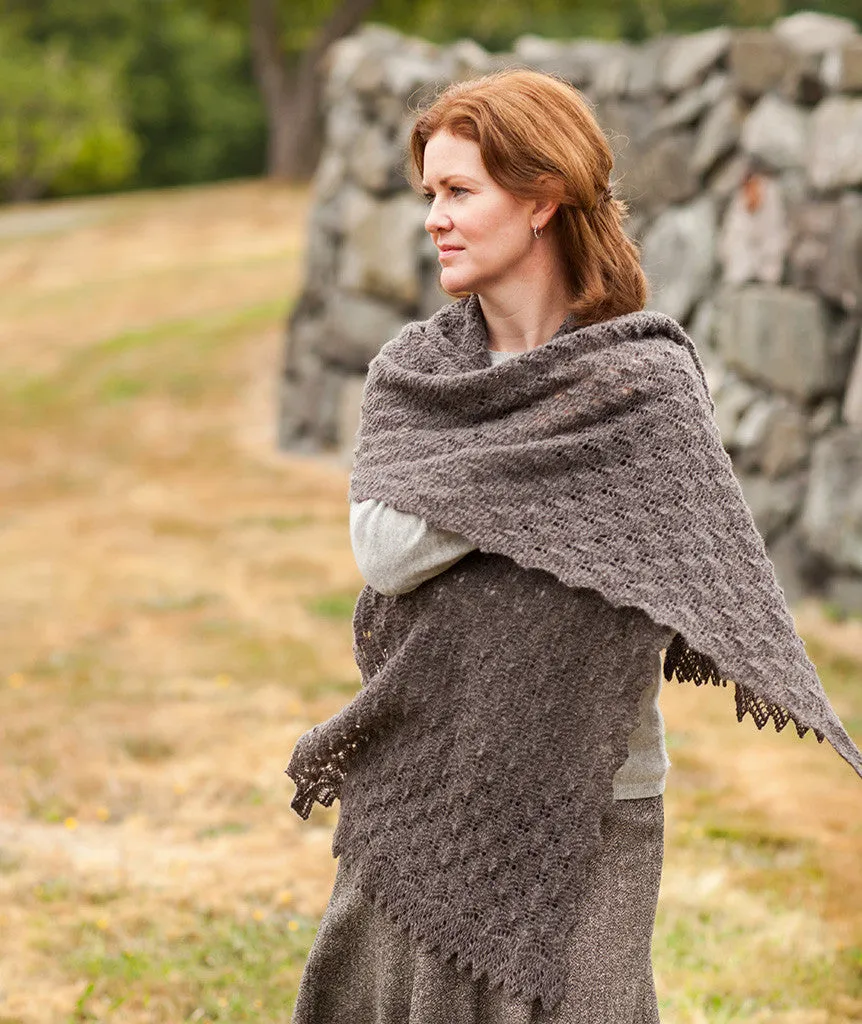 Fir Cone Lace Shawl & Scarf Pattern