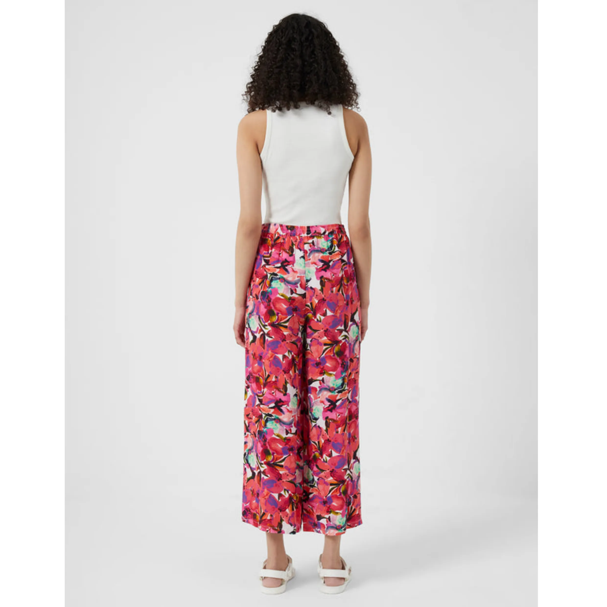 French Connection ADELPHIE DELPHINE WIDE-LEG CULOTTE TROUSERS 74SND