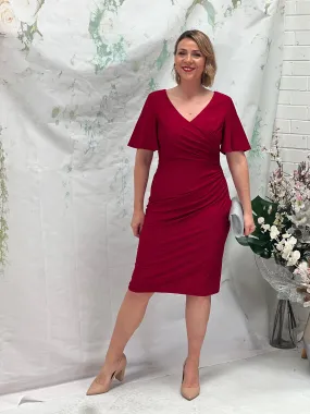 Gloria Red Event Dress