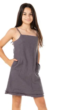 Heartbreaker Mini Dress Girls - Ombre Blue