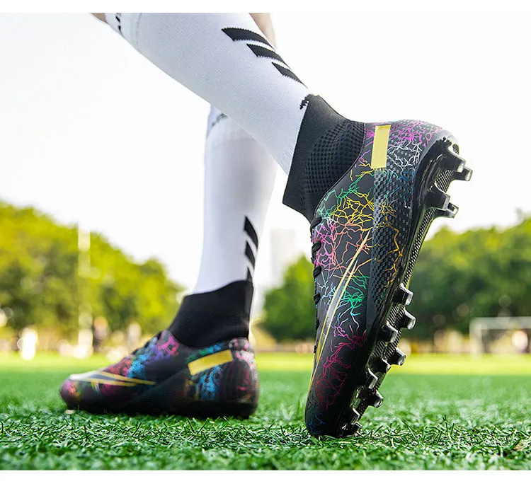 High-Top Soccer Cleats for Kids and adult, Training, Large Sizes