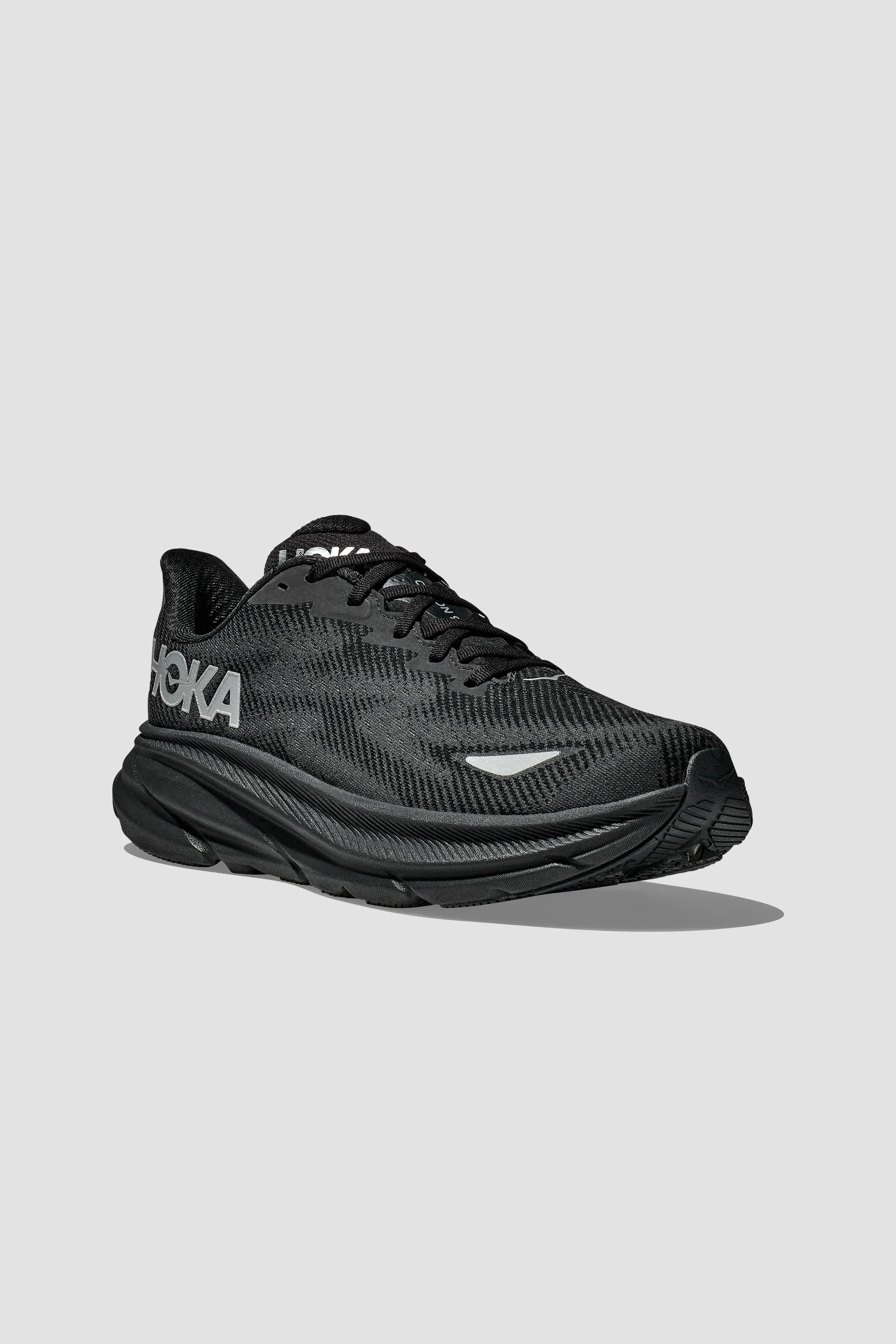 HOKA Women's Clifton 9 GTX in Black/Black