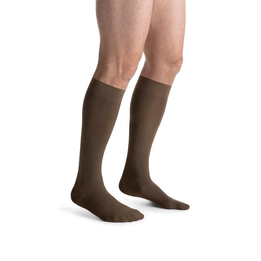 JOBST forMen Ambition Compression Socks, 15-20 mmHg, Knee High, Closed Toe