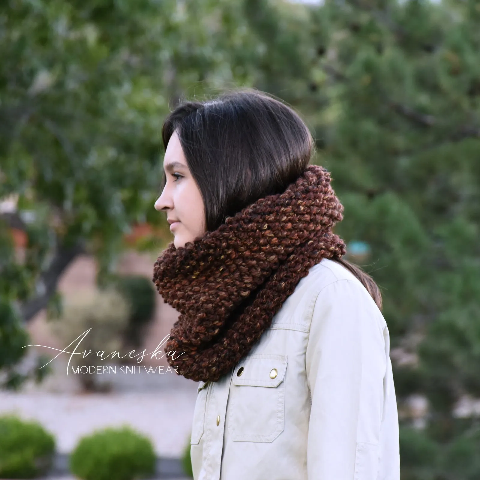 Knit Chunky Scarf | THE VERMONT