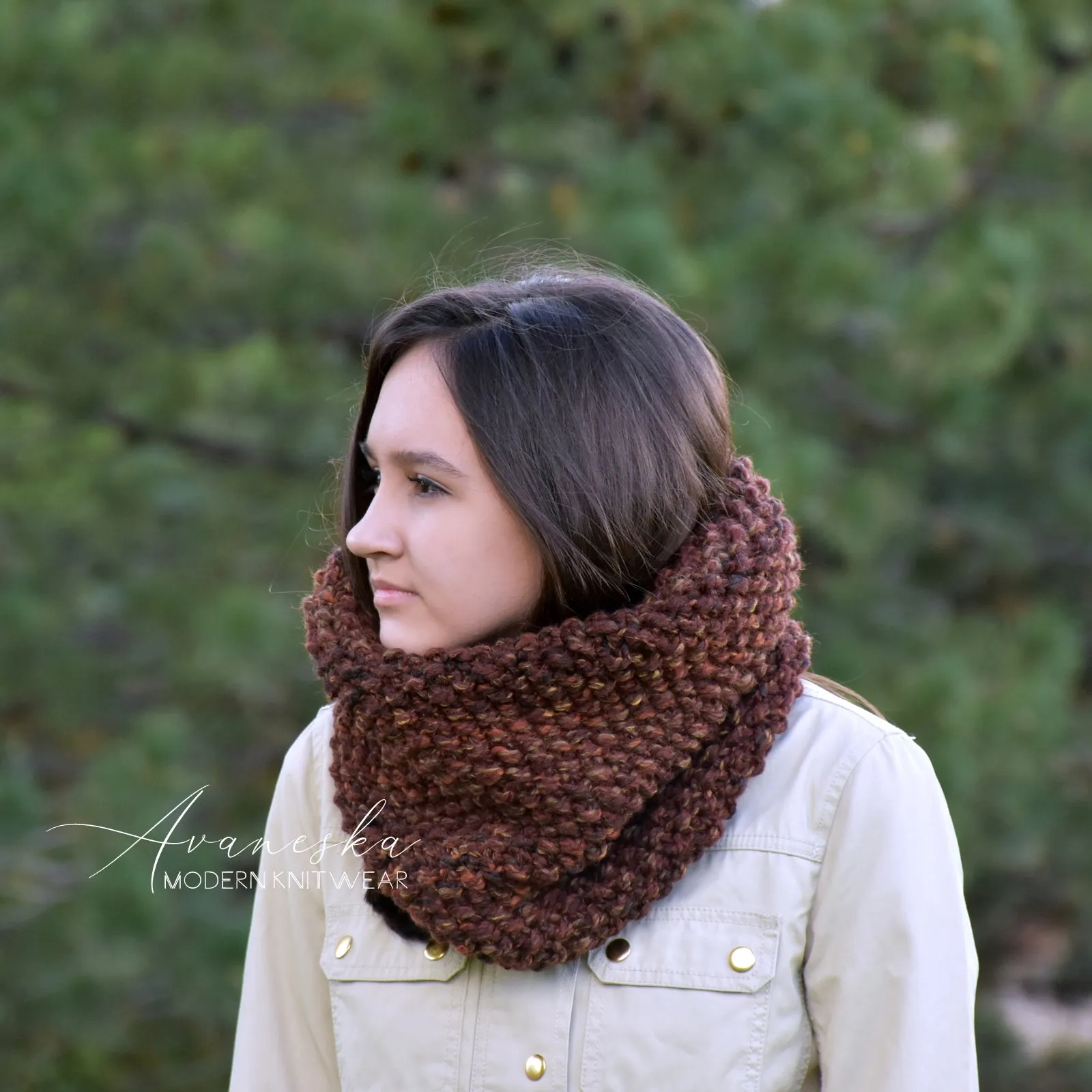 Knit Chunky Scarf | THE VERMONT