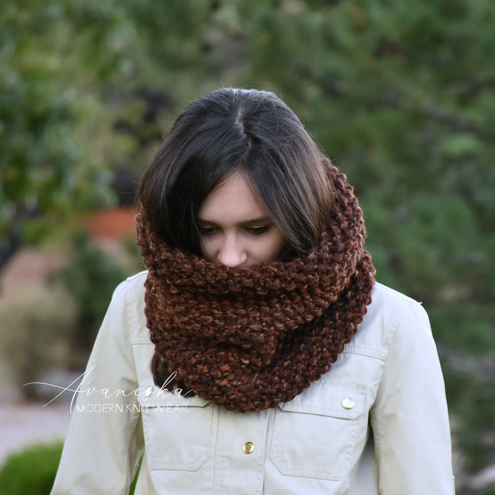 Knit Chunky Scarf | THE VERMONT