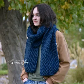 Knit Long Scarf | THE OXFORD