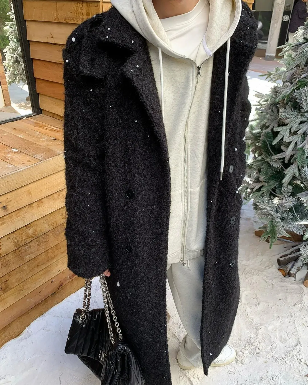 Korean Wool Long Coat BKC0228